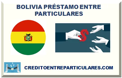 BOLIVIA PRÉSTAMOS ENTRE PARTICULARES 2026